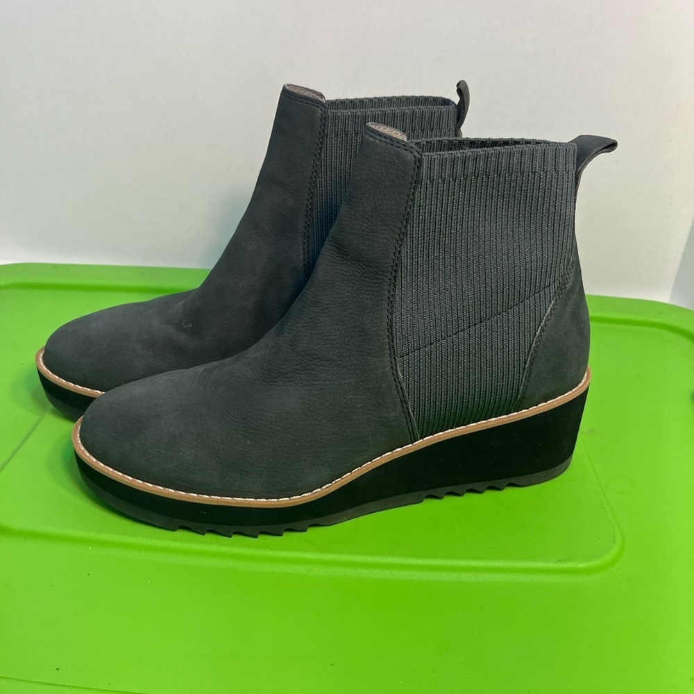 Eileen Fisher Gray Chelsea Ankle Boots